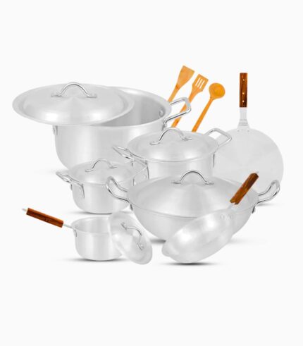 Reco Metal Finish Set - Pans & Pots 15 Pieces